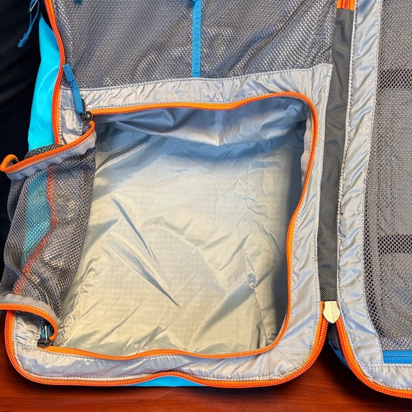 Cotopaxi Vibrant Blue Backpack with Orange Accent Allpa 35 - Picture 10 of 13